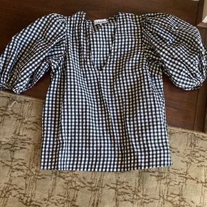 Ganni puff sleeve blouse!!!